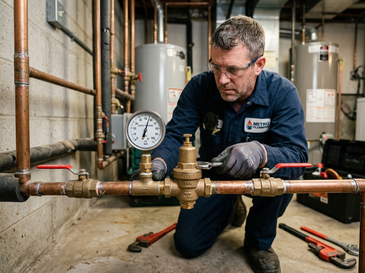 Water Pressure Regulator & Supply Repair in Reedley CA